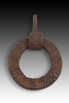 Wrought iron doorknocker. Spain, 16th century.