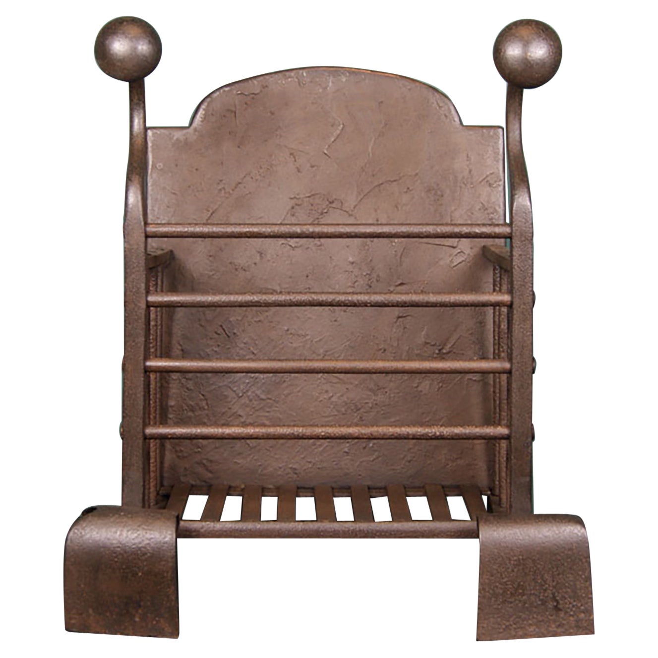 Wrought-Iron Down Hearth Fireplace Brazier For Sale