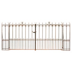 Wrought Iron Driveway Gates with Posts
