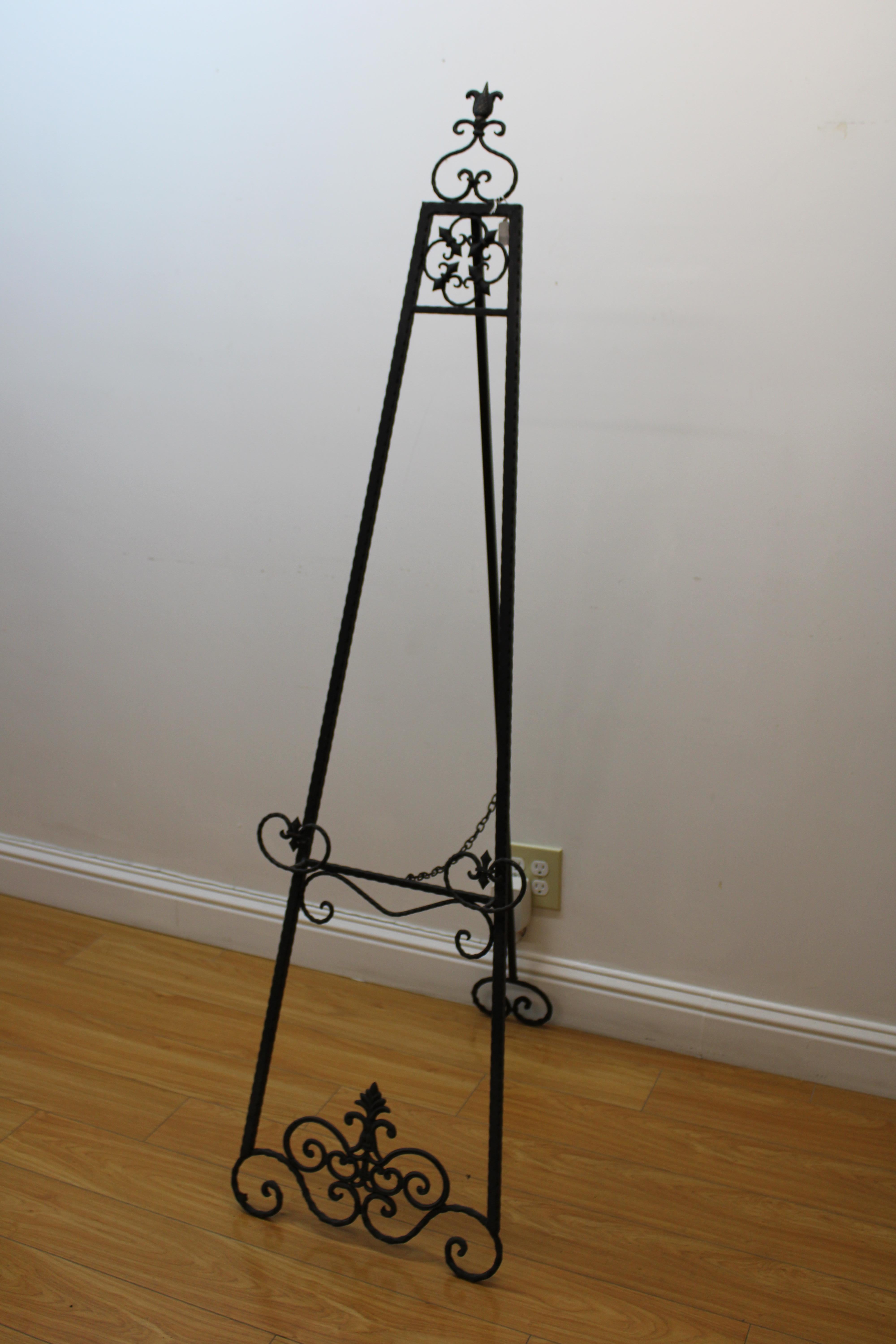 C. 20th century

Wrought iron easel.
