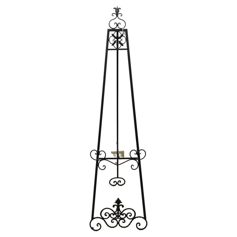 Wrought Iron Easel For Sale at 1stDibs