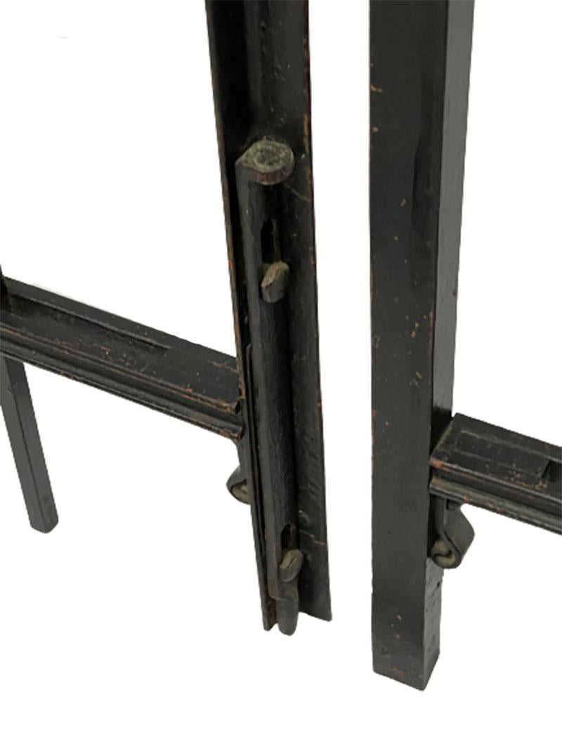 19th Century Wrought Iron Entrance Gate or Garden Fence