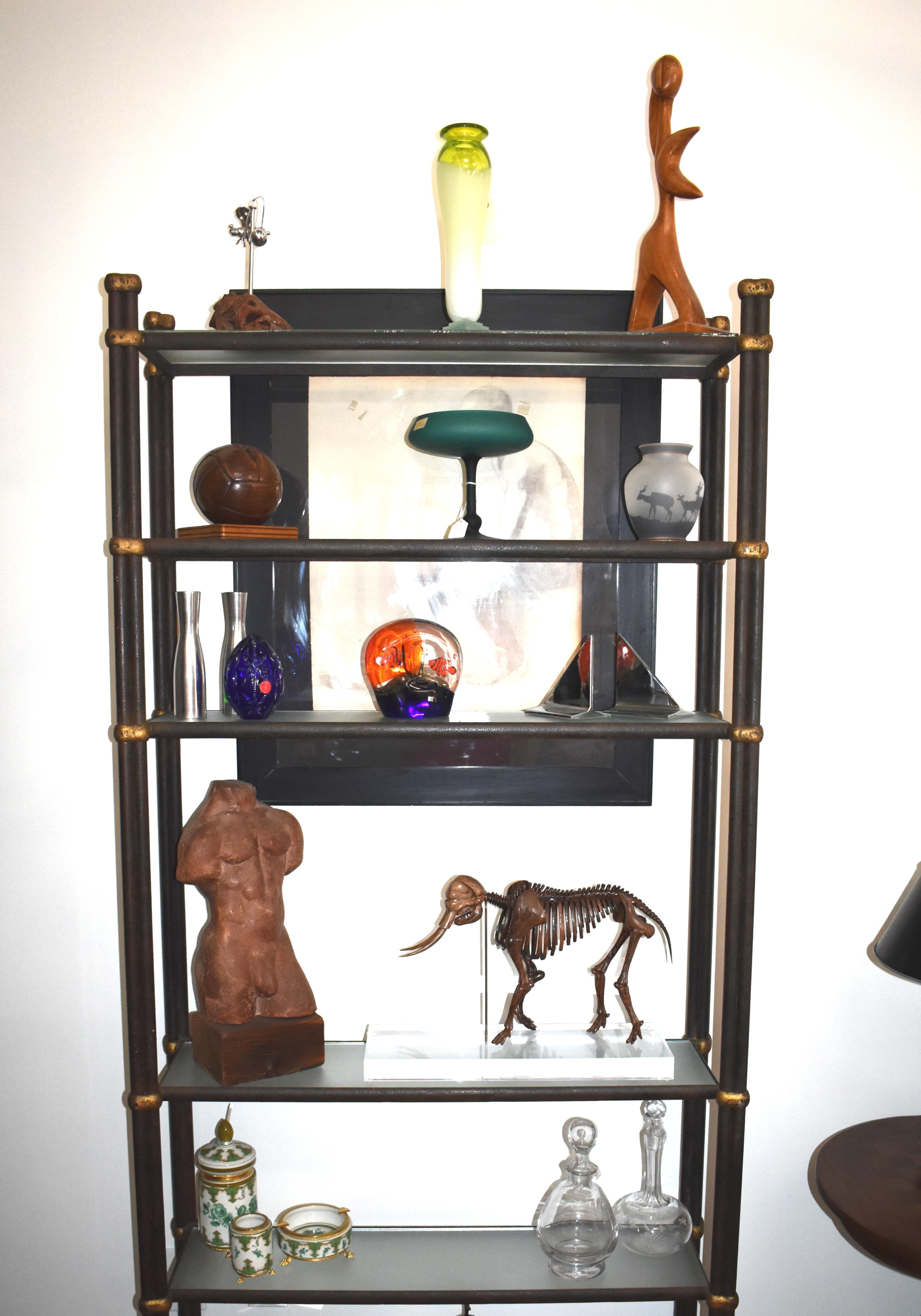 Wrought Iron Étagère Shelf For Sale 1