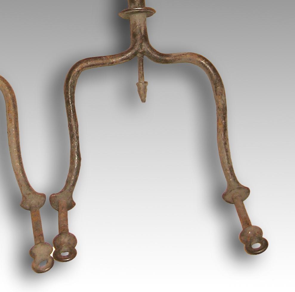 Spanish Wrought Iron Fasterners, 17th Century For Sale