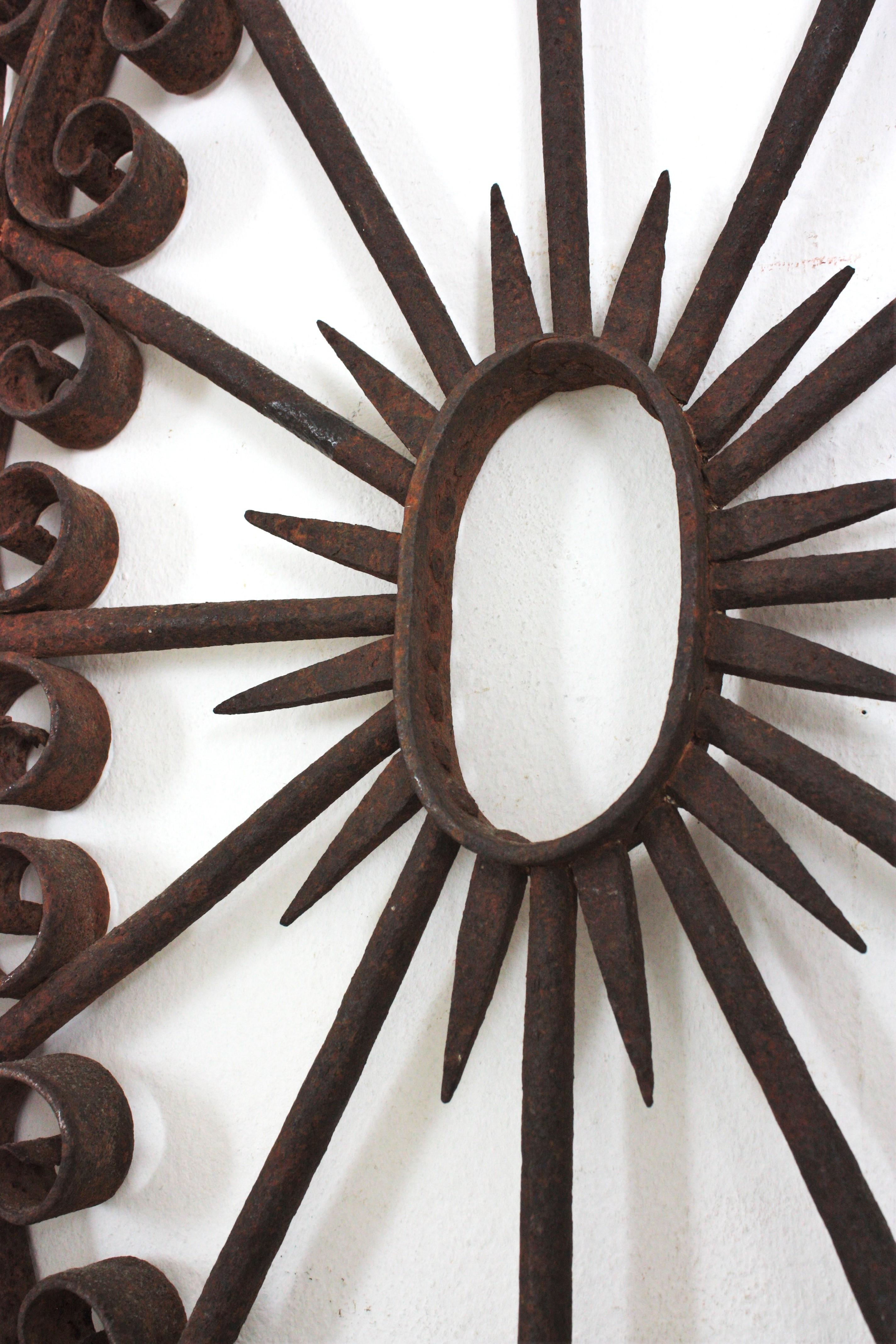 Pedimento de Puerta de Valla de Hierro Forjado / Decoración de Pared en venta 2