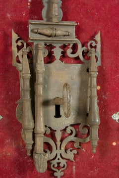 Wrought Iron Fittings for Spanish Bargueño or Desk, 17th and 20th Centuries