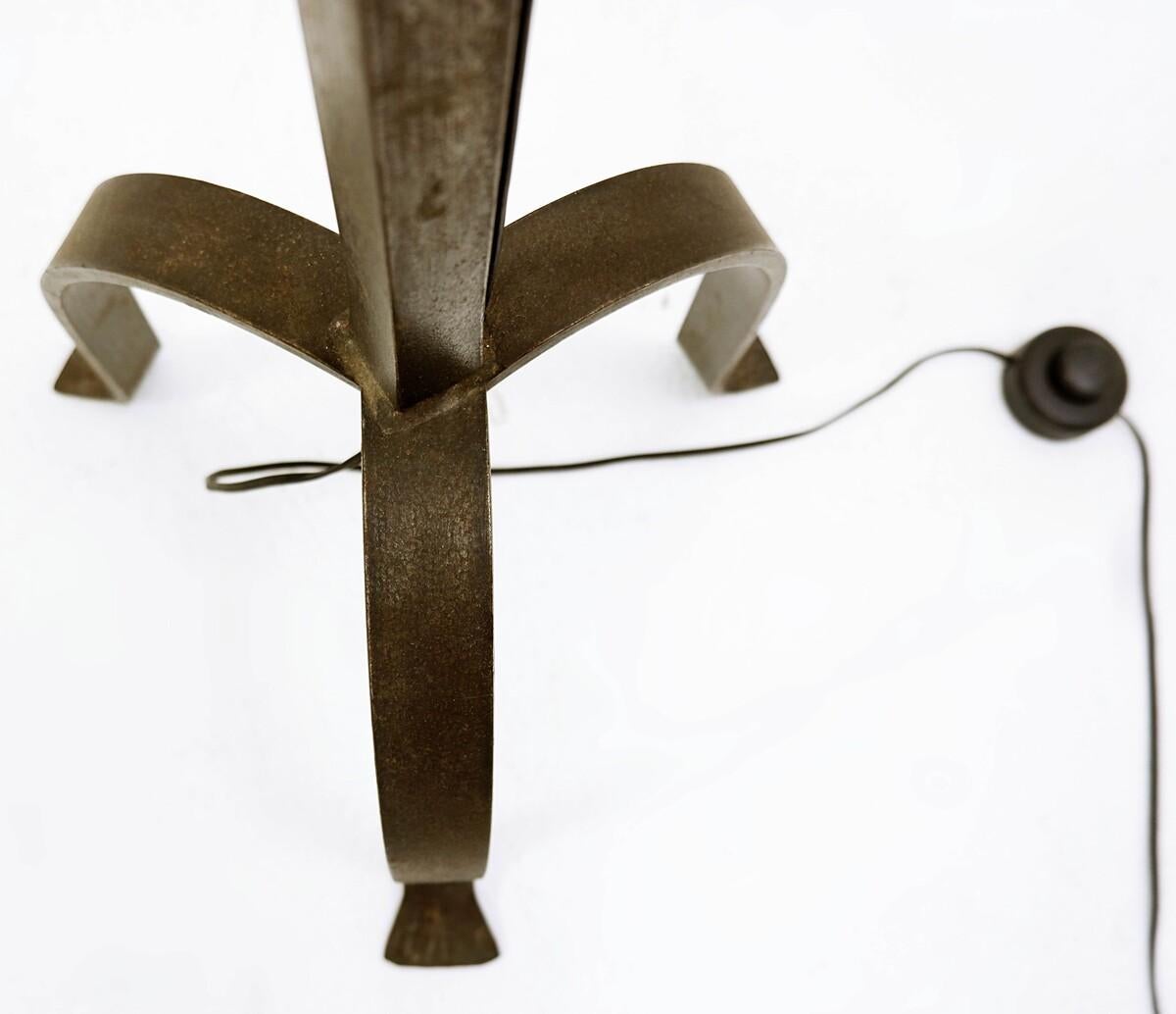 Wrought Iron Floor Lamp by Atelier Marolles 5
