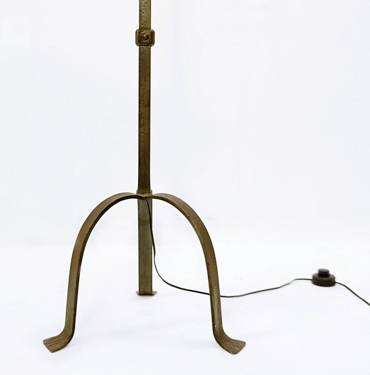 Wrought Iron Floor Lamp by Atelier Marolles 7