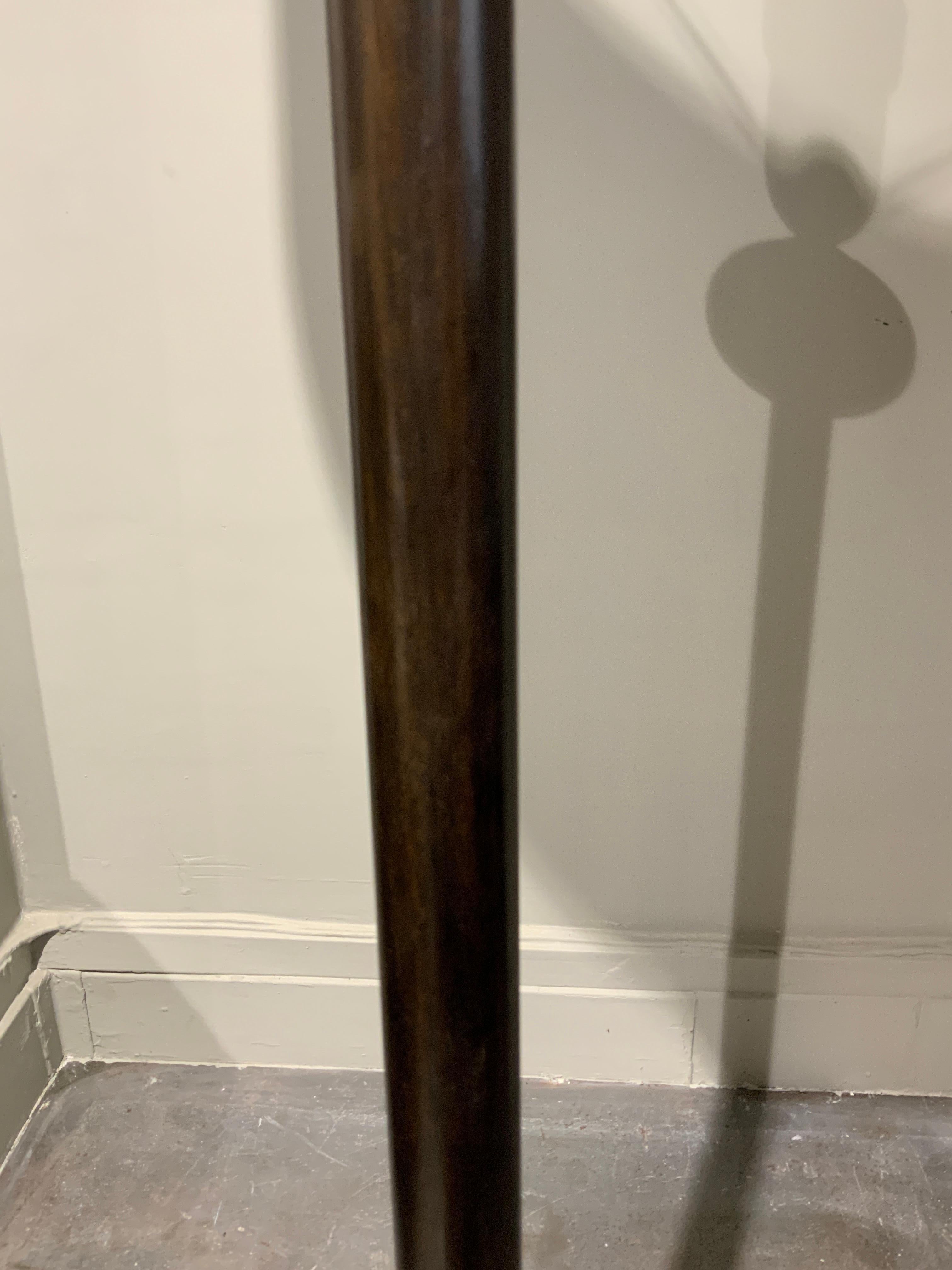 French Wrought iron floor lamp circa 1950 France  For Sale