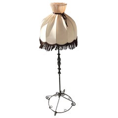 Wrought Iron Floor Lamp, circa 1950s