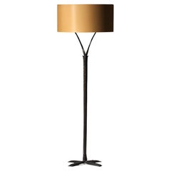 Lampadaire en fer forgé de l'atelier de marolles dans le style de Diego Giacometti