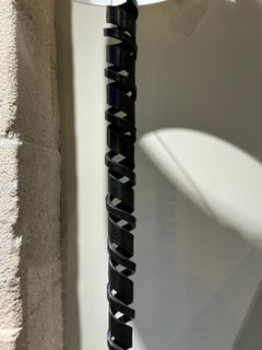 Wrought iron floor lamp in the style of Raymond Subes Circa 1960