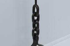 Wrought Iron Floor Lamp, in the taste of Franz West. French, c.1950.s .