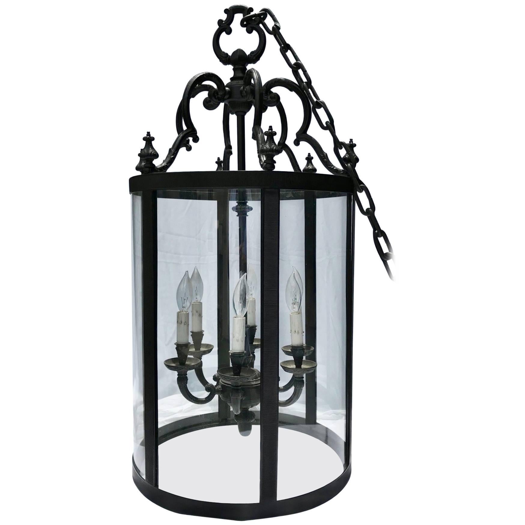 Wrought Iron Foyer Pendant Chandelier