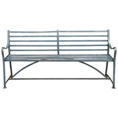 Wrought Iron Garden Bench