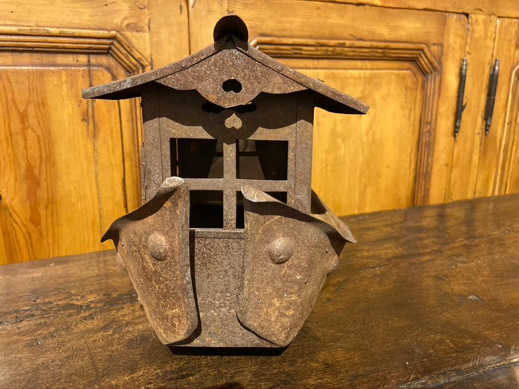 Wrought Iron Garden Lantern in the Form of a Chinese Junk 4