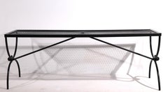 Wrought Iron Garden Patio Bench by Salterini