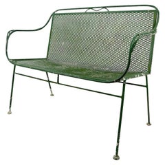 Wrought Iron Garden Patio Loveseat by Salterini