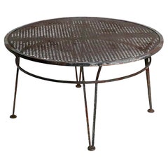 Wrought Iron Garden Patio Poolside by Tempestini  Salterini Radar Coffee Table