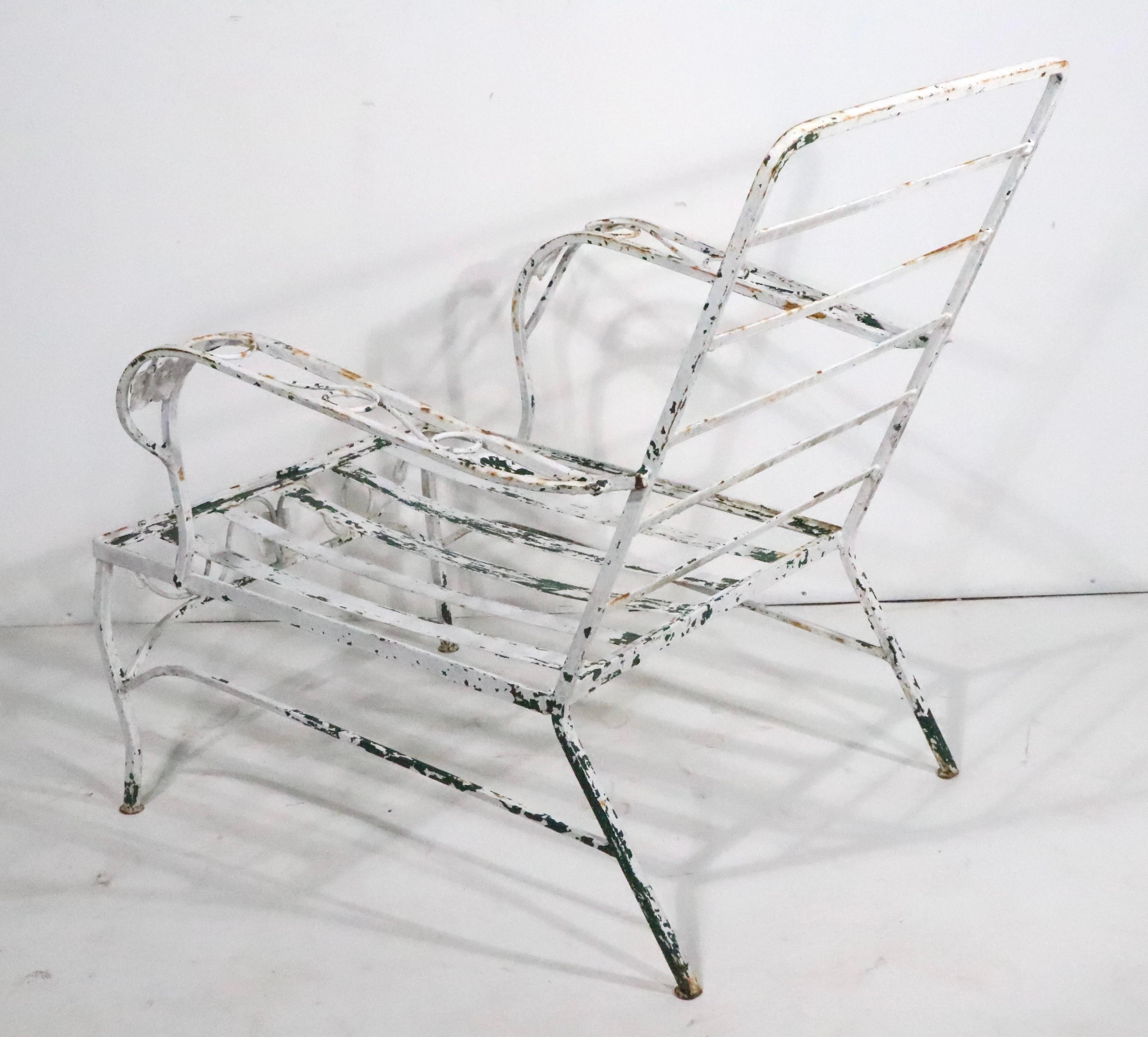 salterini wrought iron chairs