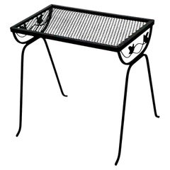 Schmiedeeisen Garten Terrasse Poolside  Beistelltisch, att. an Woodard