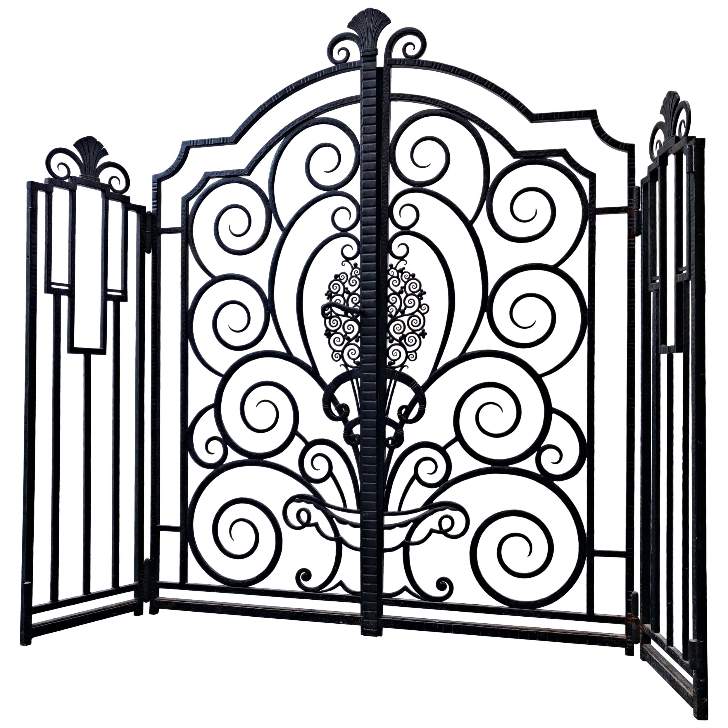 Wrought Iron Gate, French