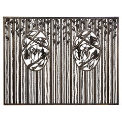 Wrought-Iron Grate, in the Style of Edgar Brandt, Modern