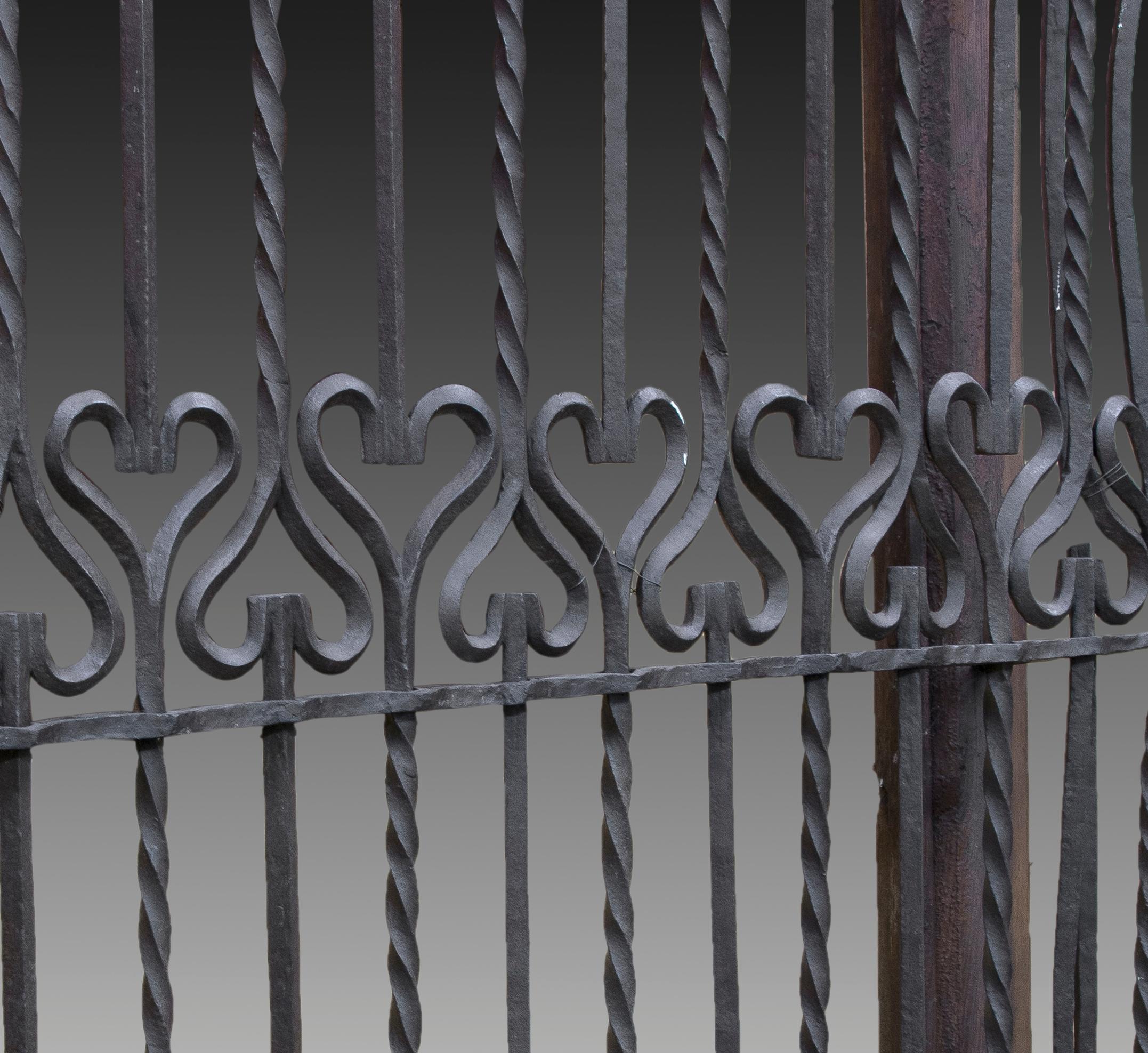 Spanish Wrought Iron Grille, 16th Century