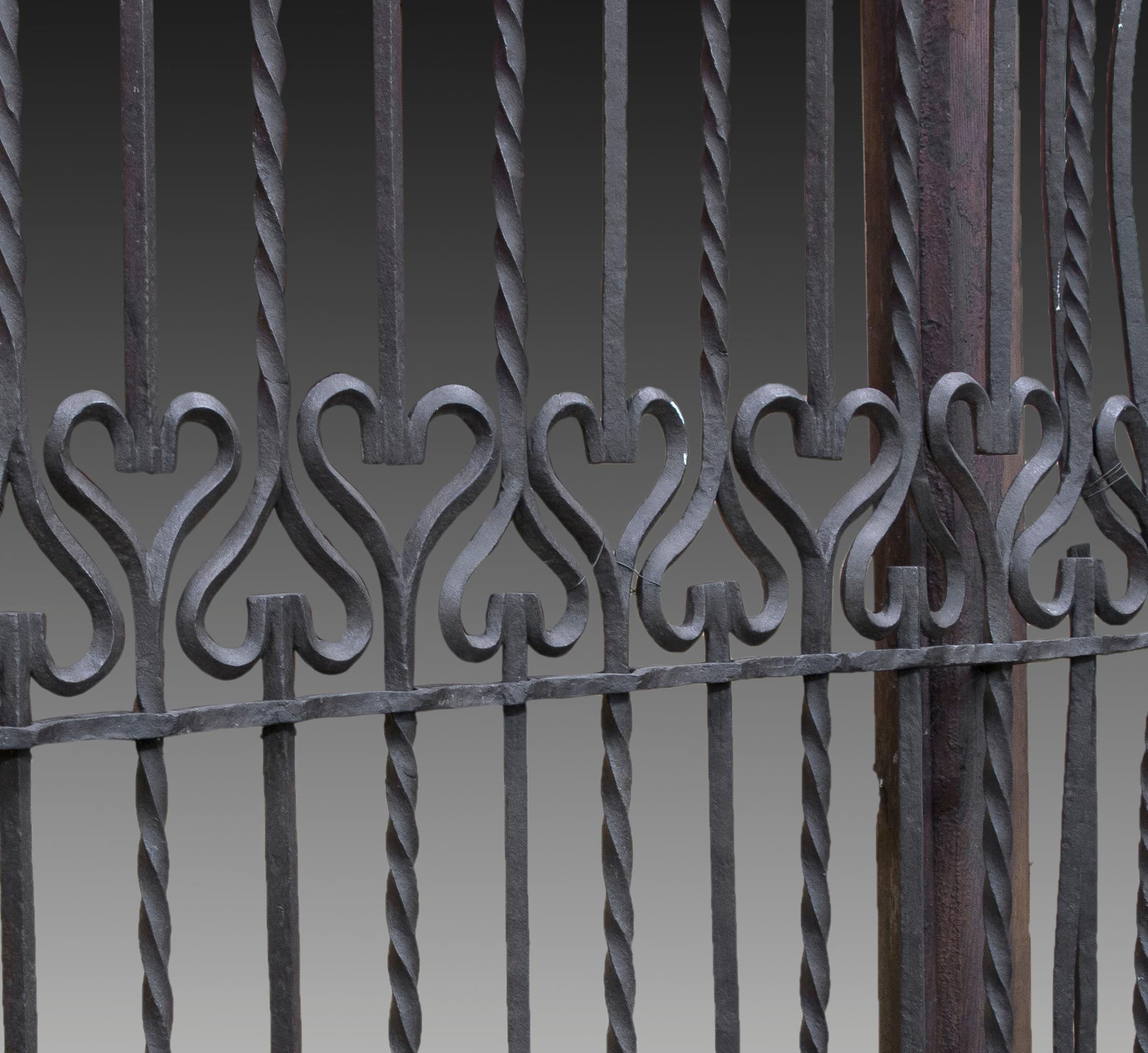 Spanish Wrought Iron Grille, 16th Century For Sale