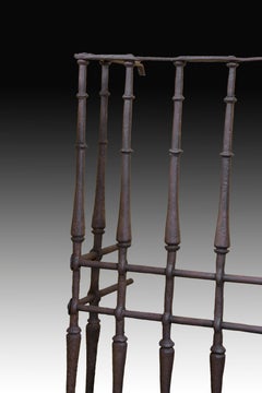 Wrought Iron Grille, Spain, 17th Century