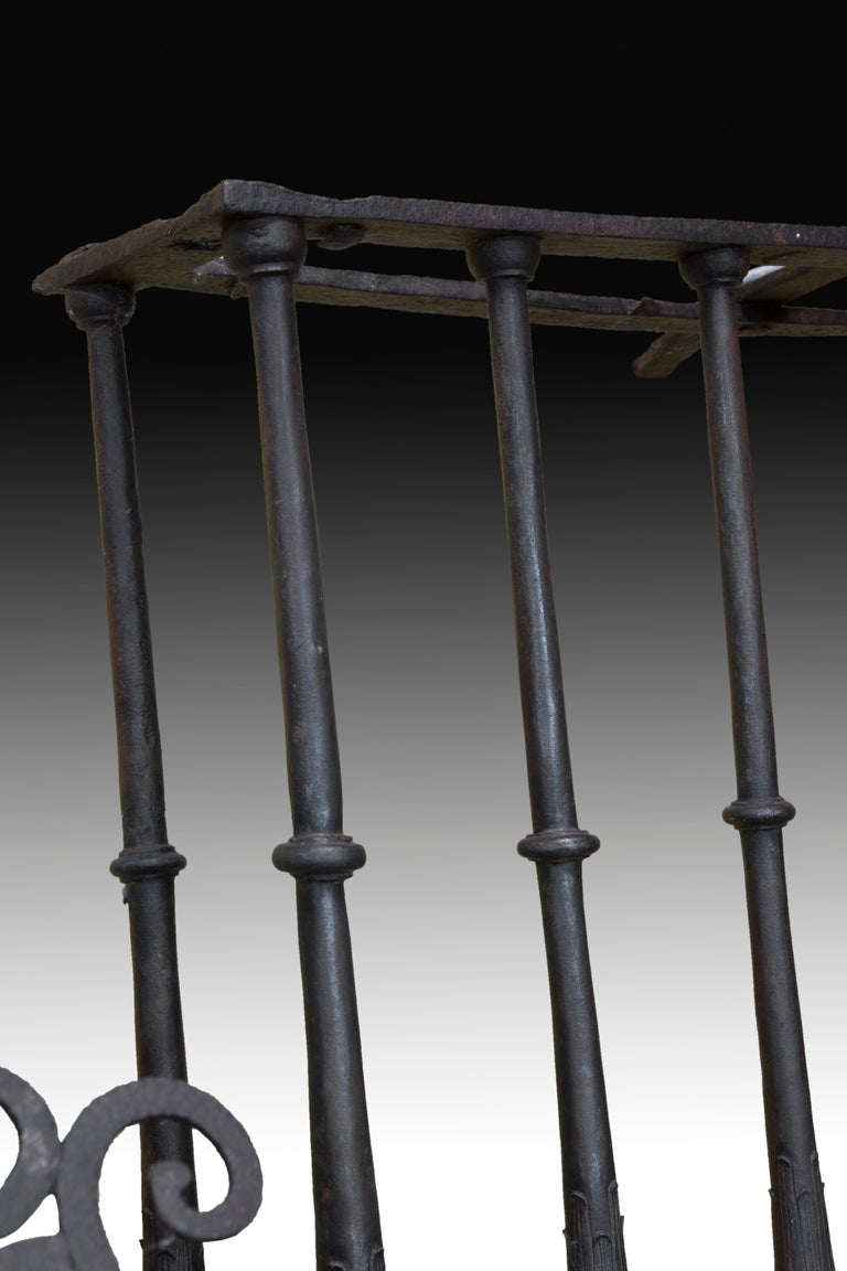 Wrought Iron Grille, Spain, 17th Century For Sale at 1stDibs