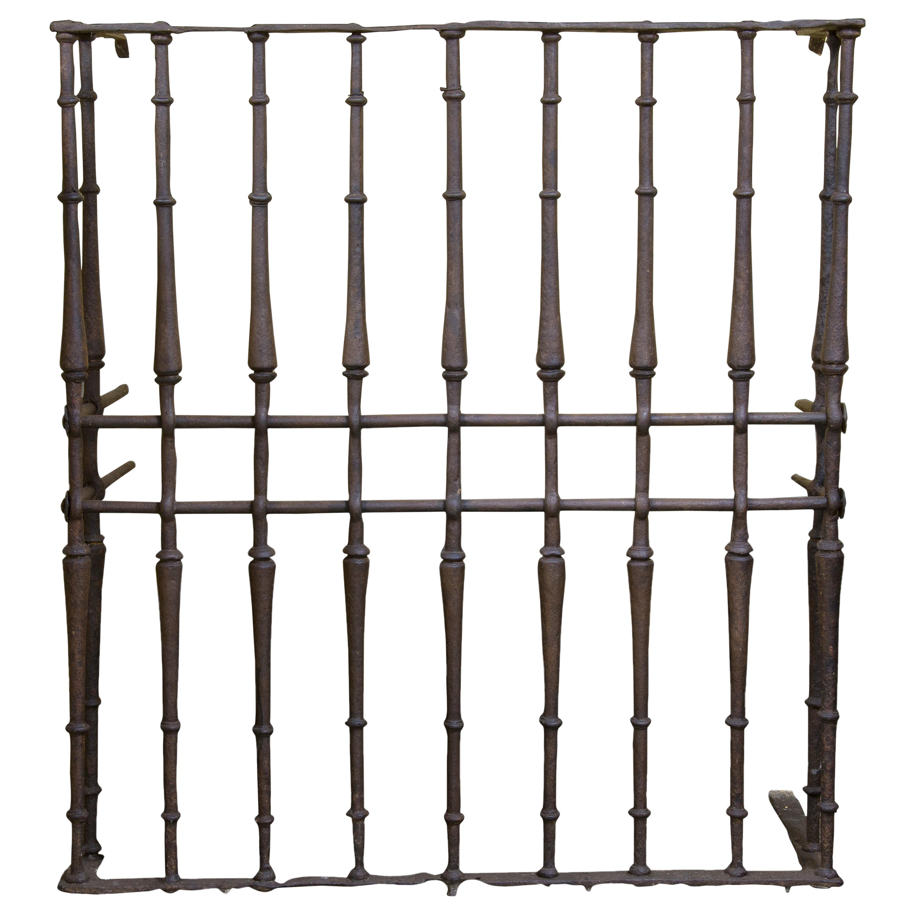 Wrought Iron Grille, Spain, 17th Century