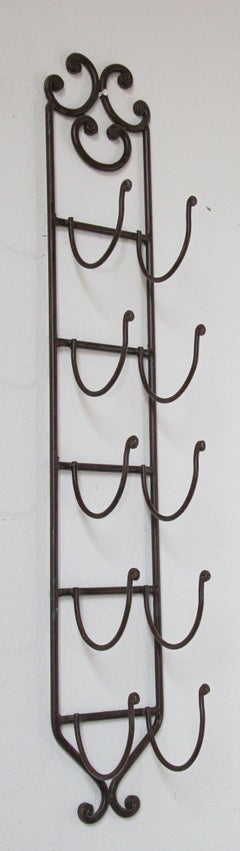 Wrought Iron Hand Forged Vintage Bathroom Towel Holder