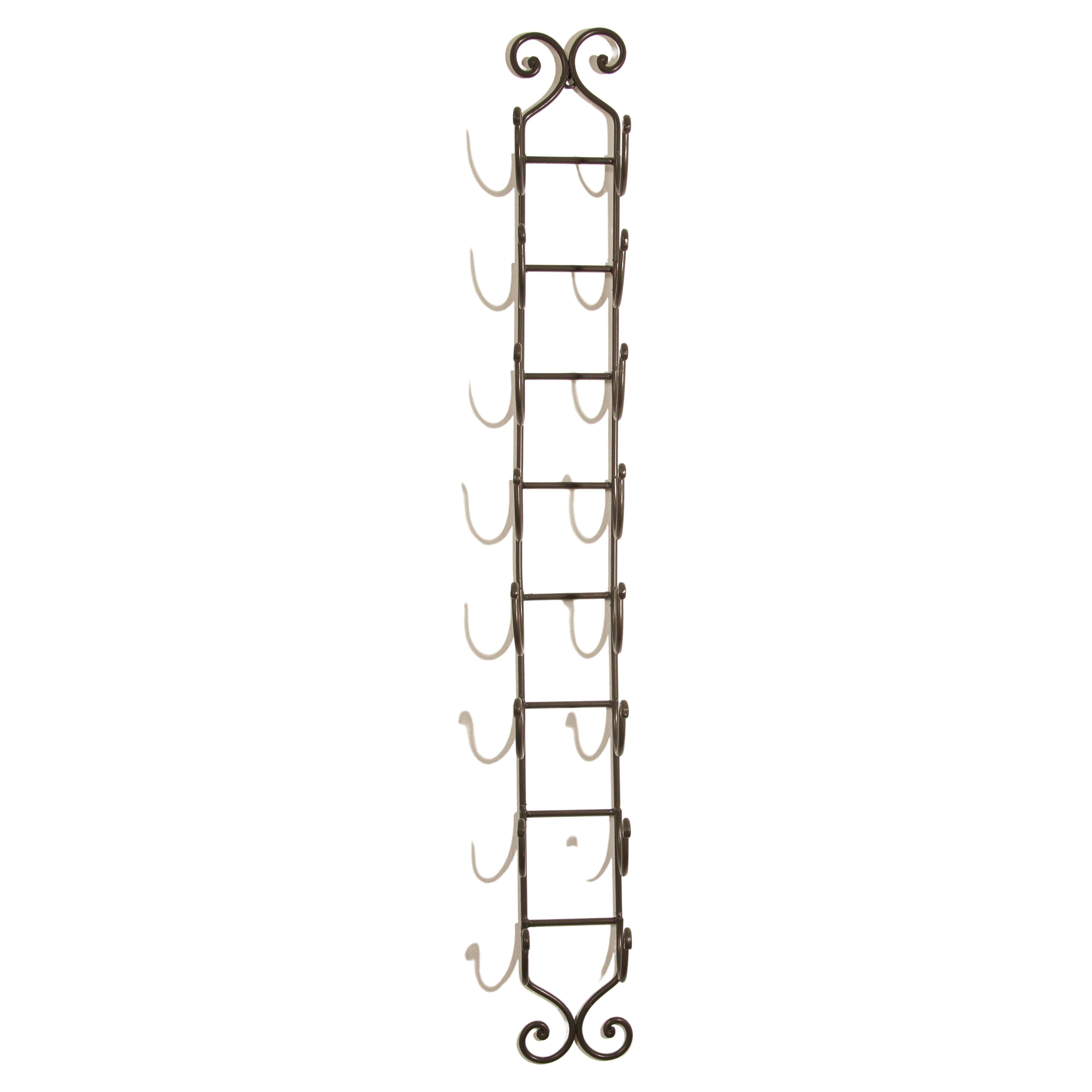wrought iron plate racks for walls
