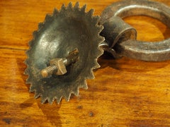 Wrought Iron Iberian Door Knocker, Circa 1800s