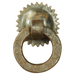 Wrought Iron Iberian Door Knocker, Circa 1800s