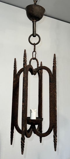Wrought Iron Lantern