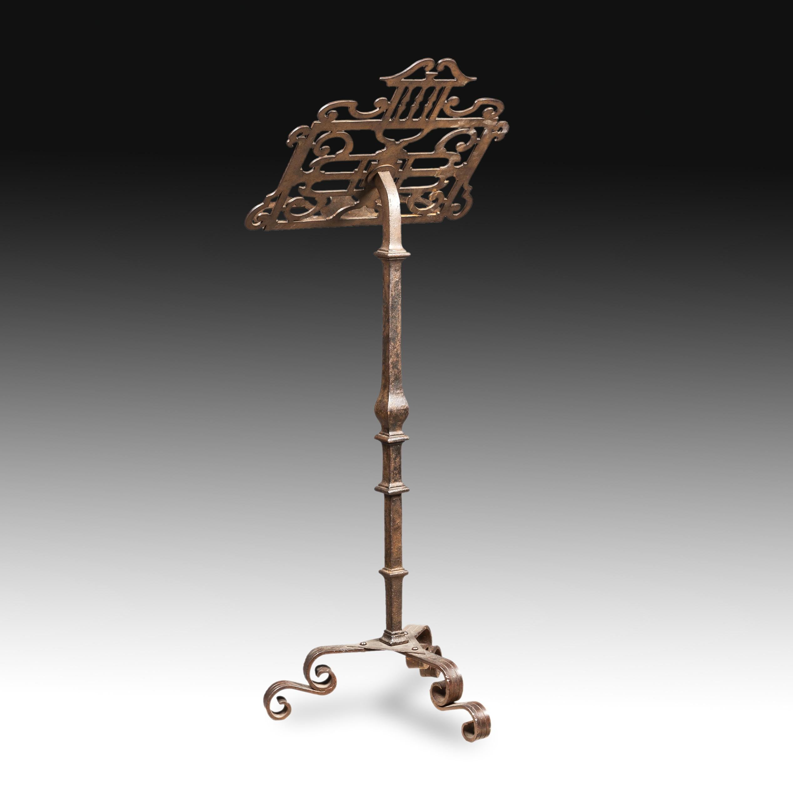 Wrought Iron Lectern, 20th Century In Good Condition In Madrid, ES