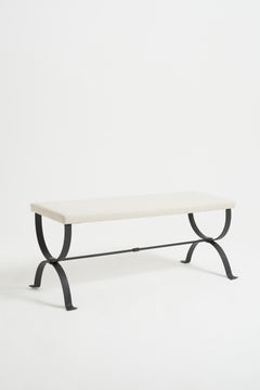 Wrought Iron Long Stool