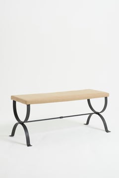 Wrought Iron Long Stool