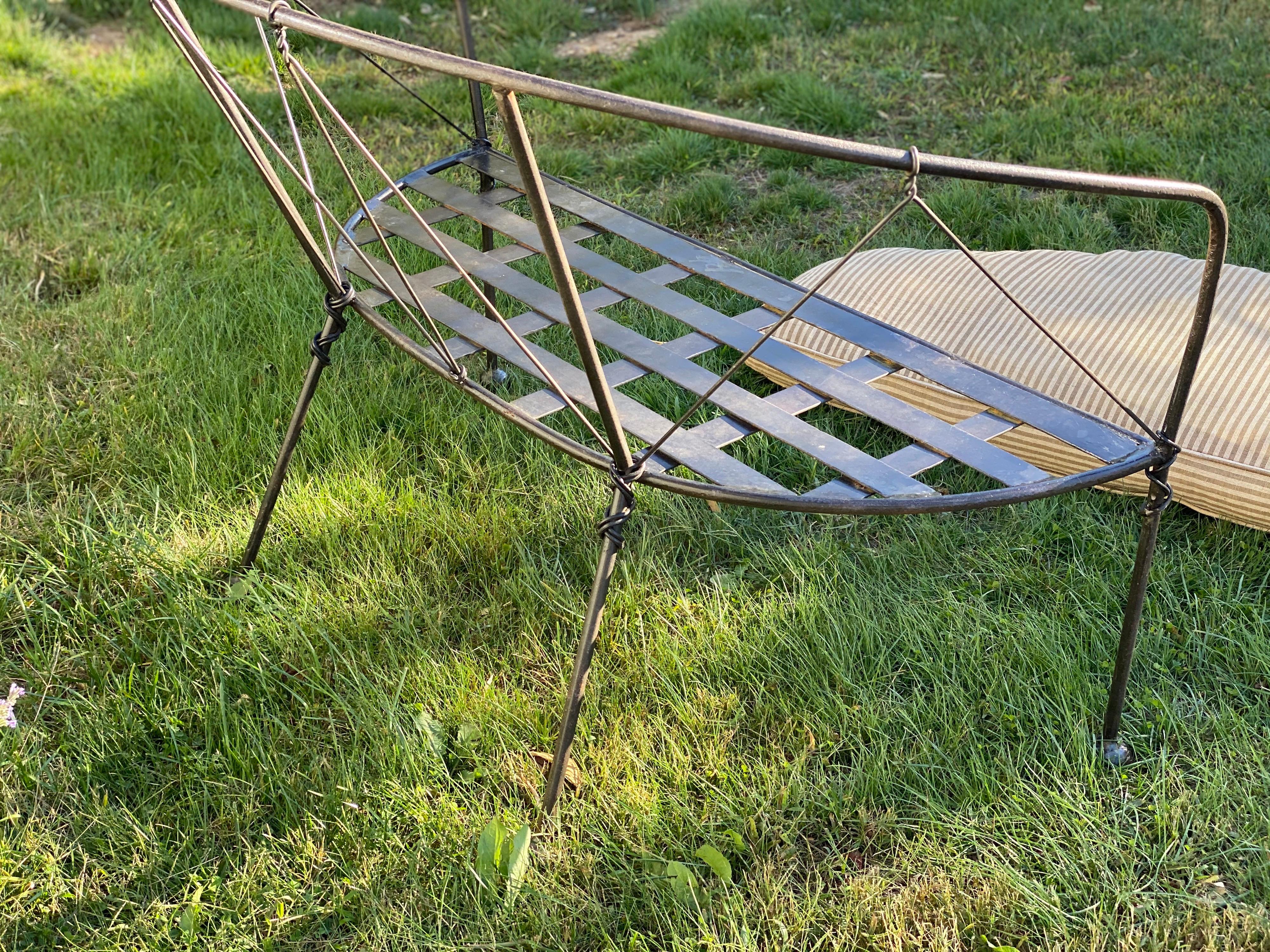 Wrought Iron Loveseat or Settee 5
