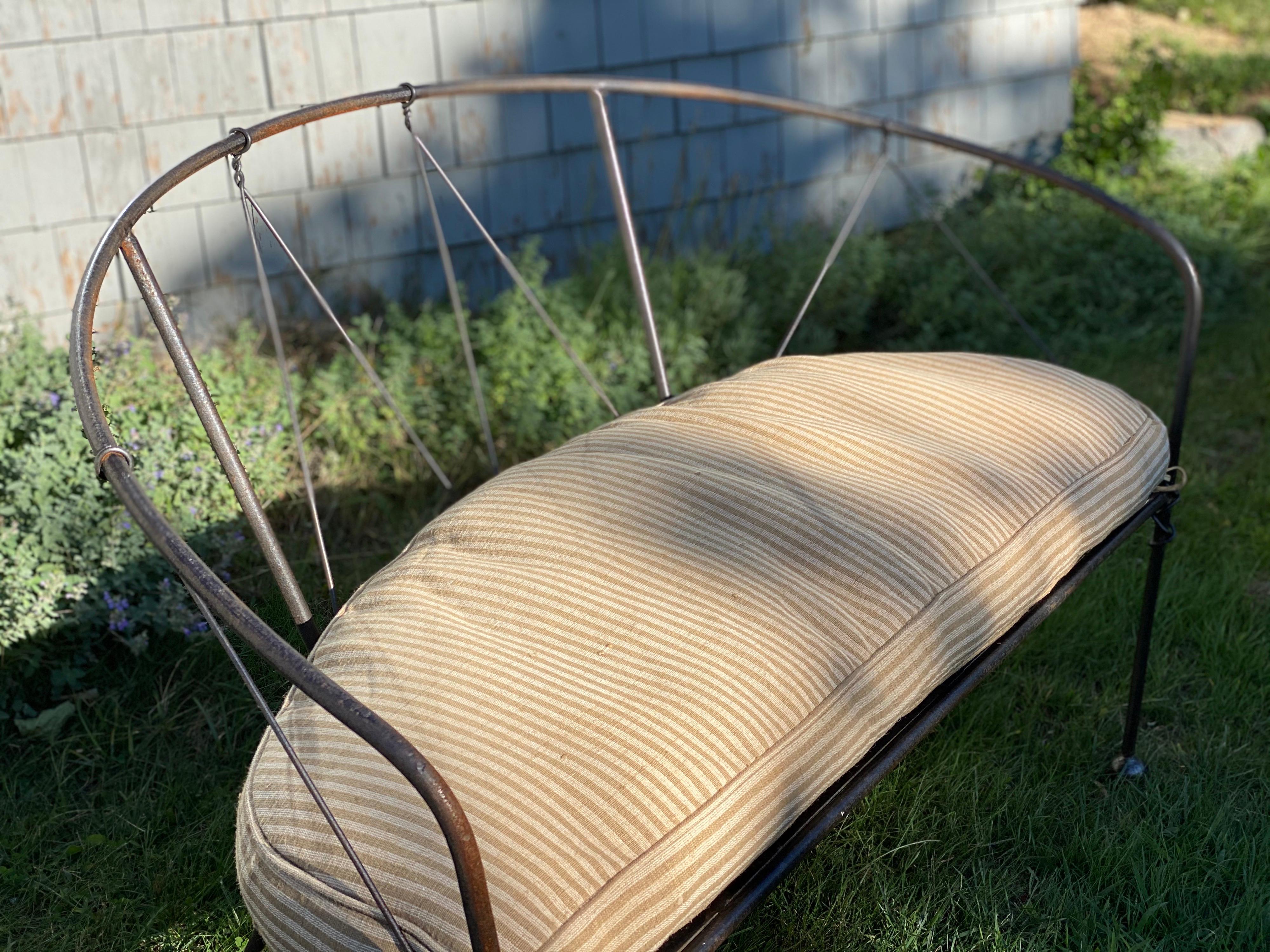 American Wrought Iron Loveseat or Settee