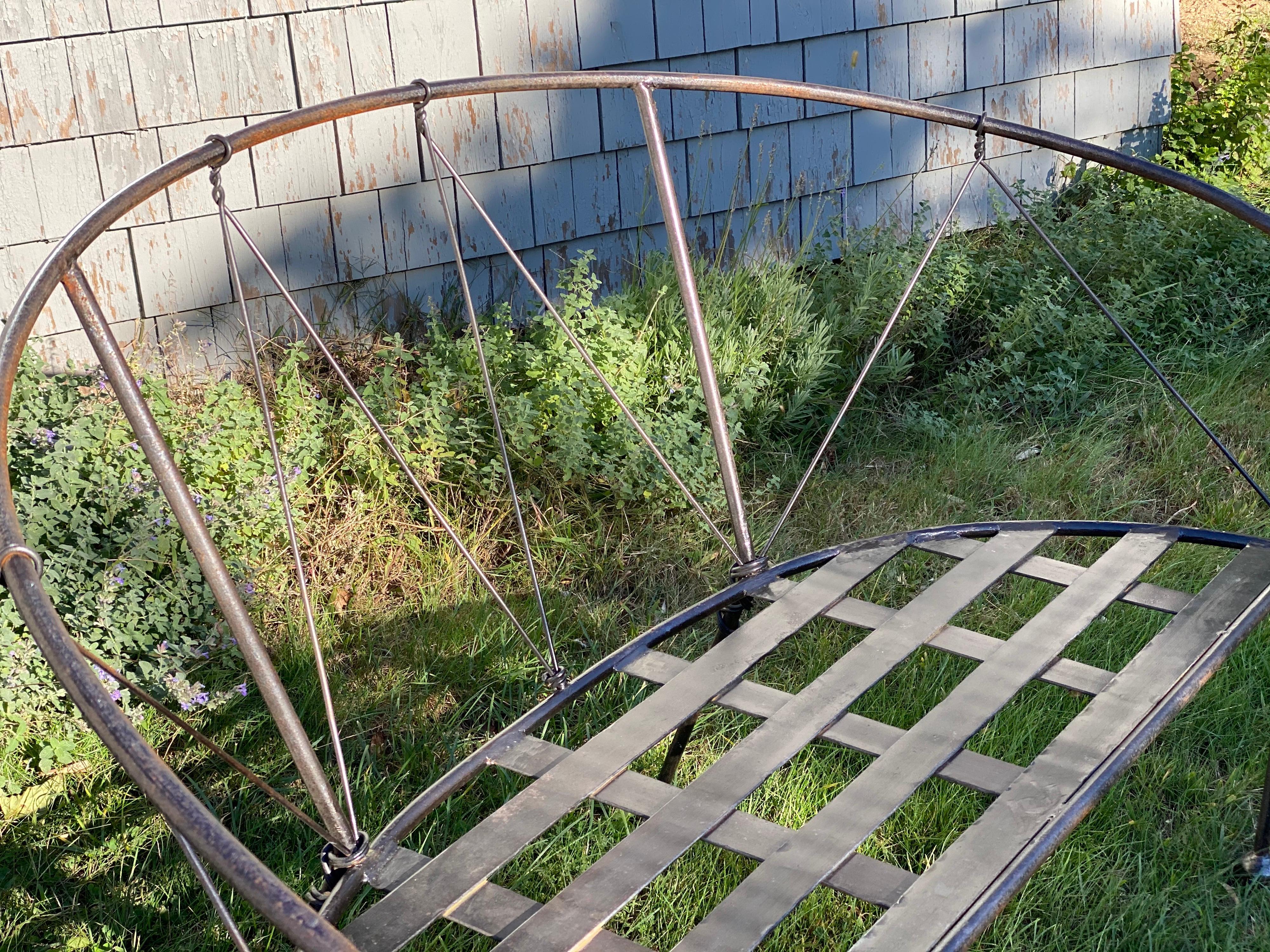 Wrought Iron Loveseat or Settee 3