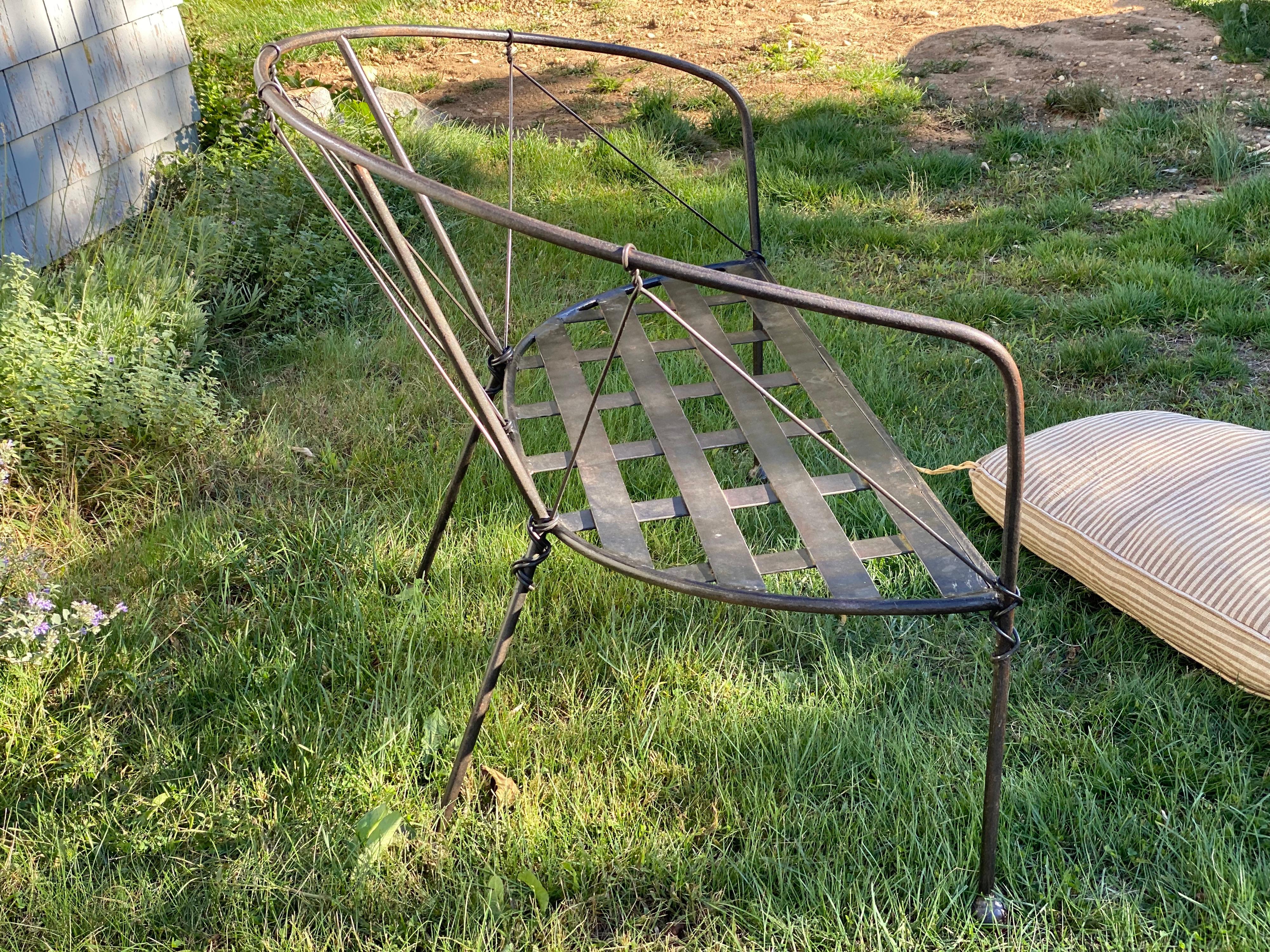 Wrought Iron Loveseat or Settee 4