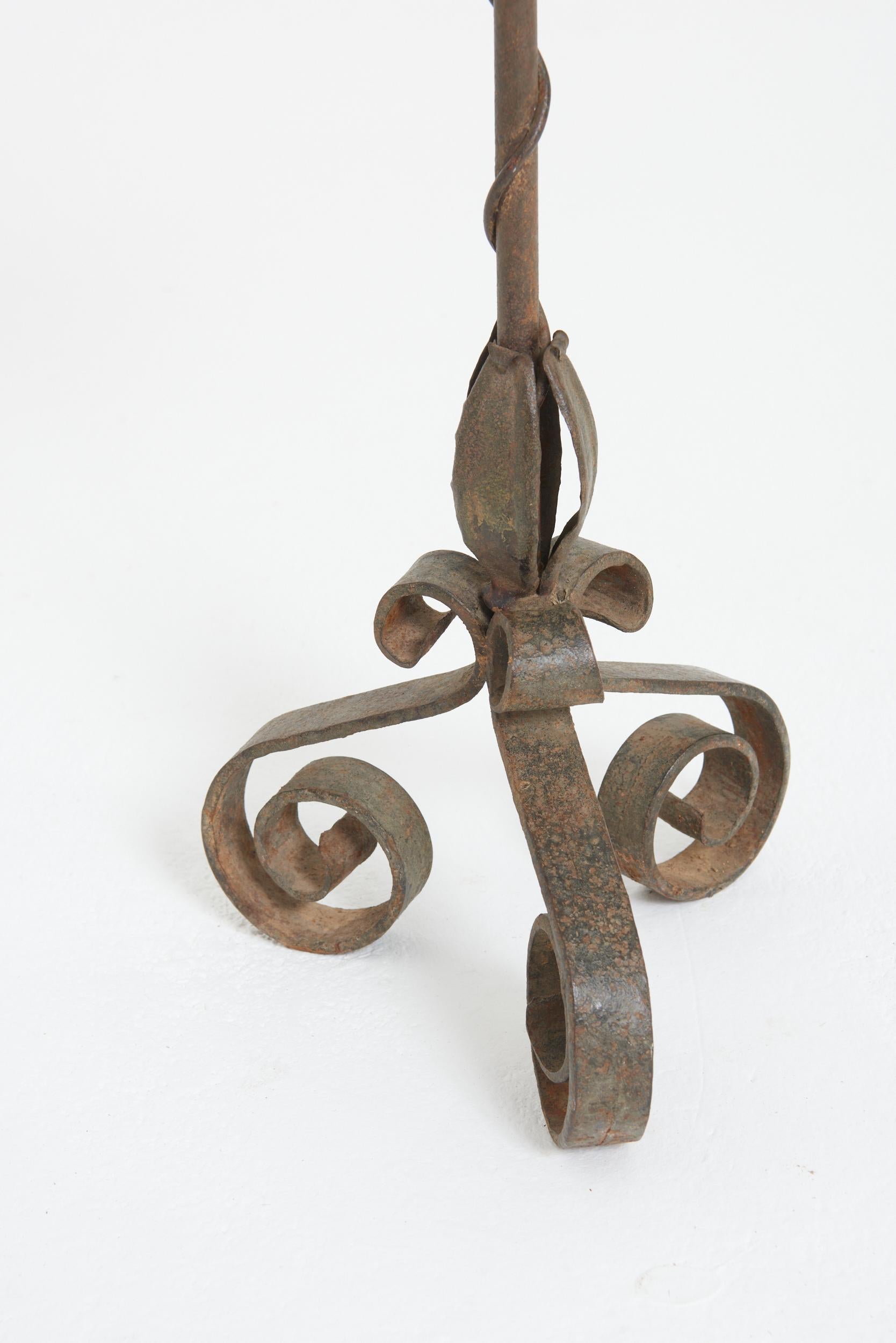 Spanish Wrought Iron Martini Table