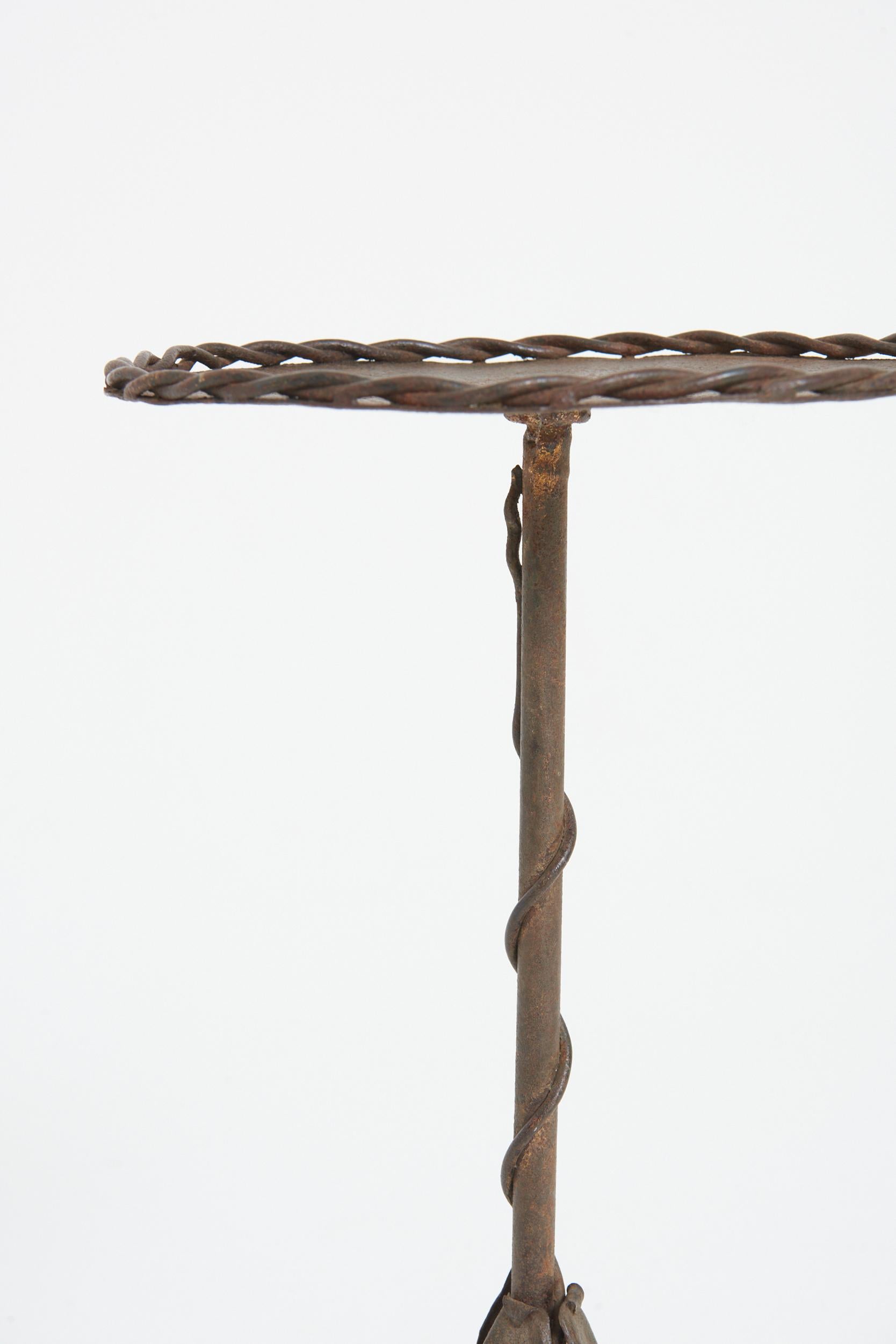 Wrought Iron Martini Table In Good Condition In London, GB