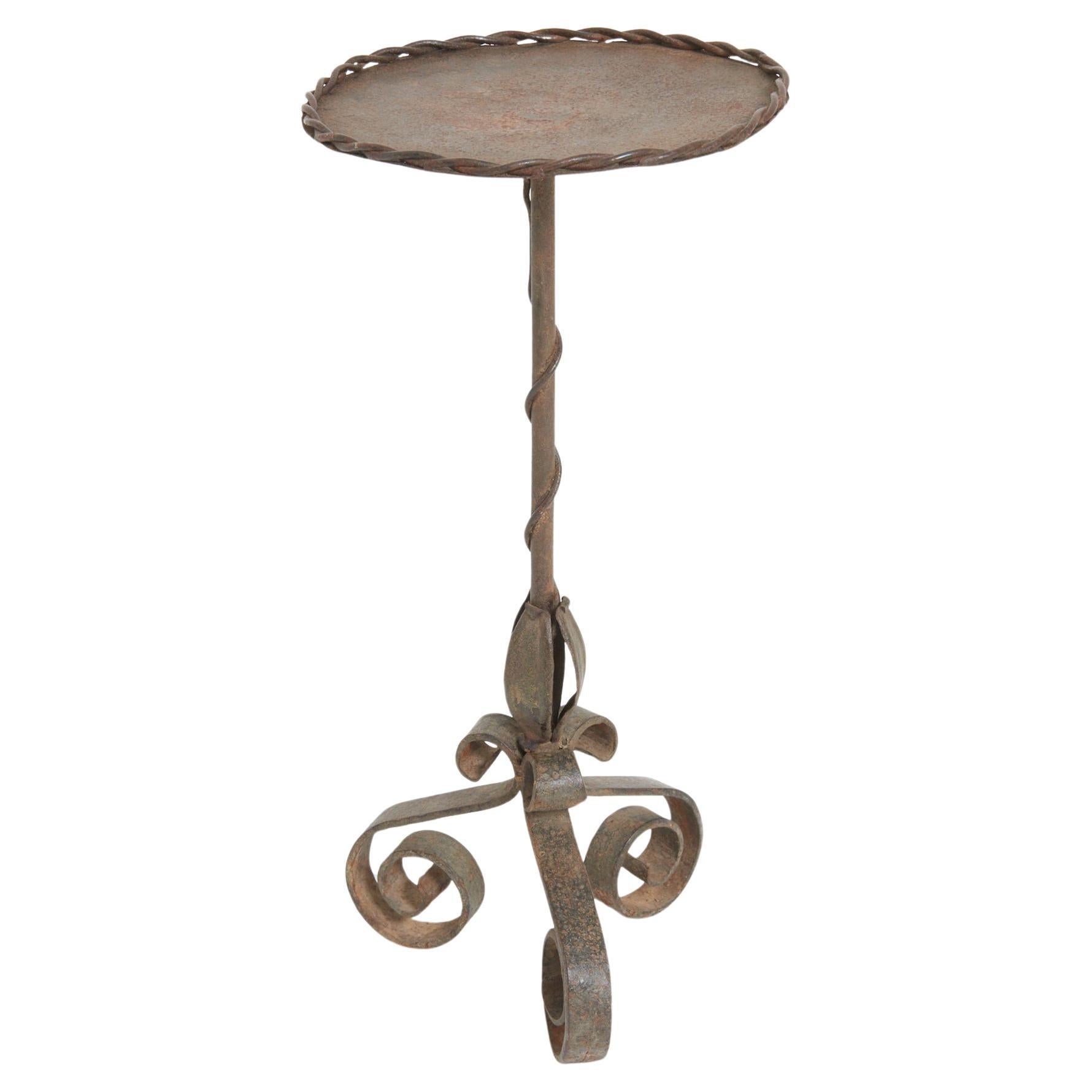 Wrought Iron Martini Table