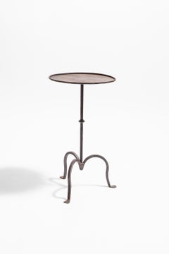 Wrought Iron Martini Table, Large