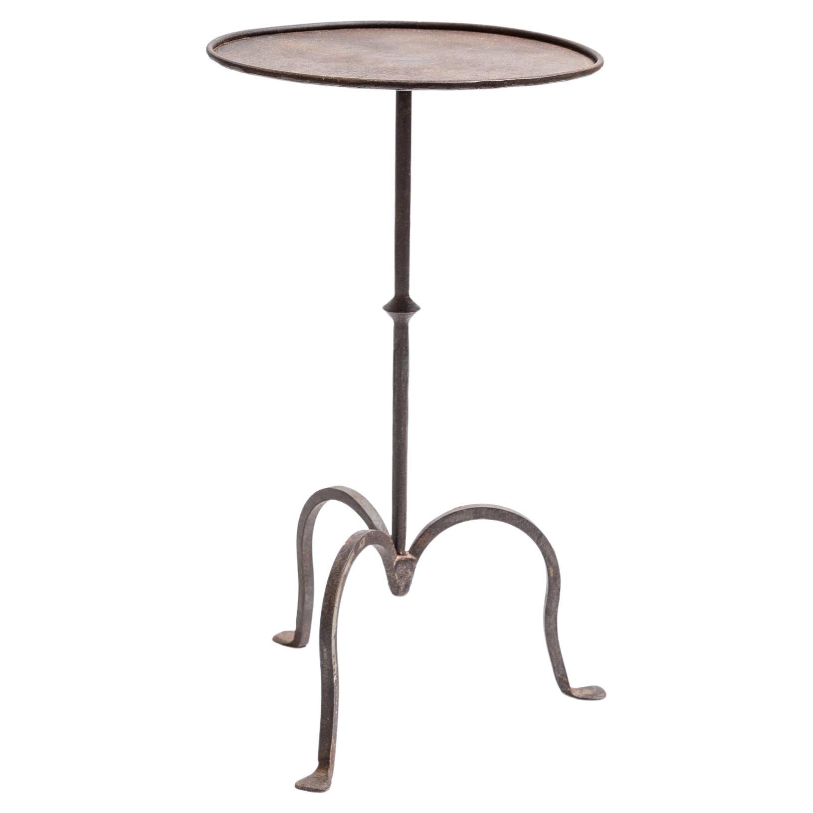 Wrought Iron Martini Table, Large