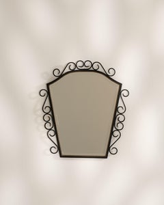 Miroir en fer forgé